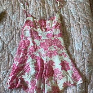 Isabelles cabinet pink floral romper